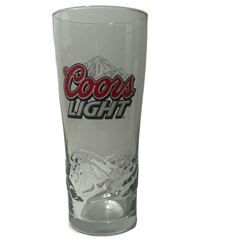 Coors Light beer glass